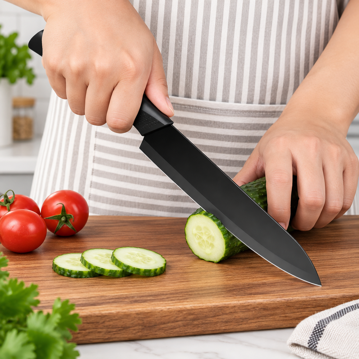 Stainless Steel 3 Pieces Professional Kitchen Knife Set