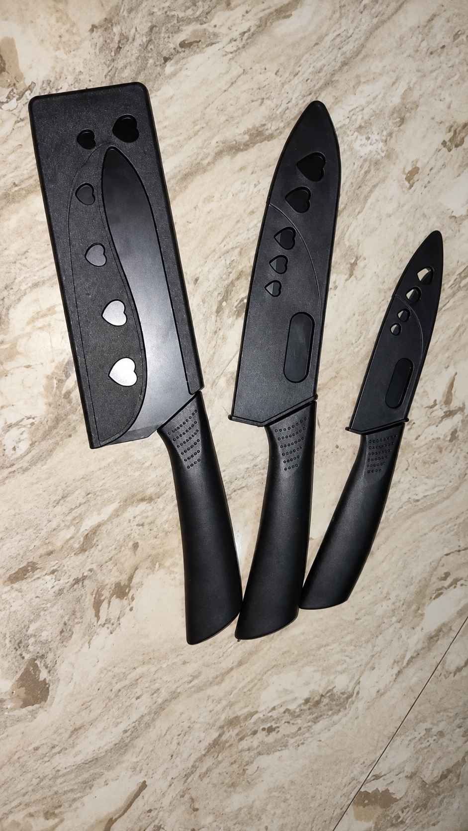 Stainless Steel 3 Pieces Professional Kitchen Knife Set